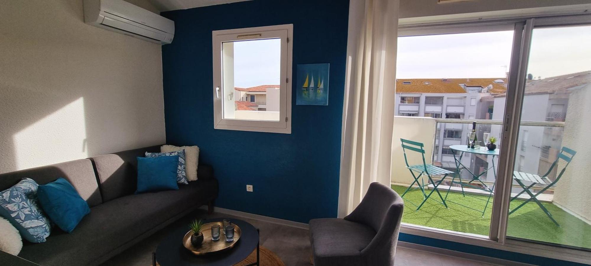 L'Ophelia Duplex Dernier Etage Balcon Centre Climatisation Apartment Сет Екстериор снимка