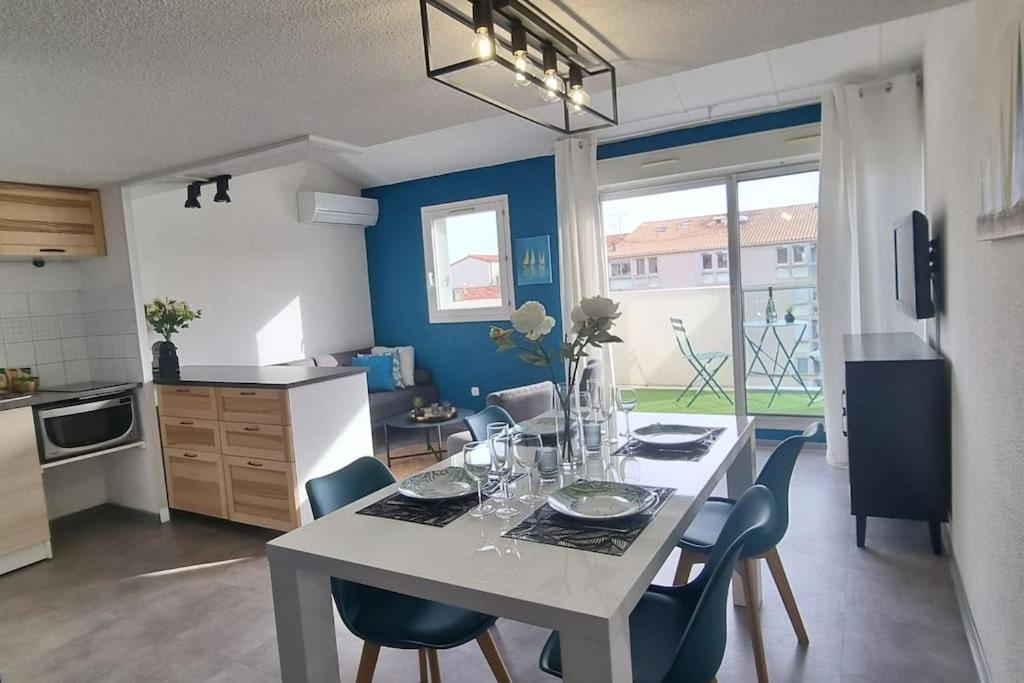 L'Ophelia Duplex Dernier Etage Balcon Centre Climatisation Apartment Сет Екстериор снимка